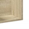 vidaXL Mueble de pared madera de ingenier&iacute;a roble Sonoma 75x18x16,5 cm