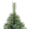 vidaXL Árbol de Navidad artificial con 300 LED Verde 210 cm PE y PVC