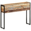 vidaXL Jardinera de madera maciza reciclada 90x20x68 cm