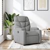vidaXL Sill&oacute;n reclinable de tela gris claro