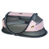 DERYAN Cuna de viaje desplegable Baby Luxe con mosquitera rosa