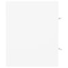 vidaXL Armario para lavabo madera contrachapada blanco 41x38,5x48 cm