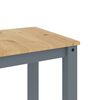 vidaXL Juego de comedor Panama 5 pzas madera maciza de pino gris