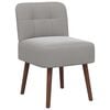 vidaXL Sill&oacute;n descalzador Gris Claro Terciopelo