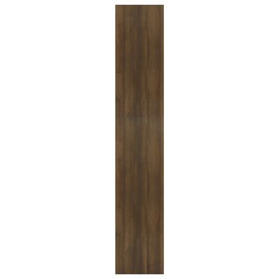 vidaXL Estantería madera contrachapada marrón roble 80x30x166 cm