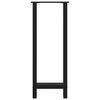 vidaXL Patas para mesa de bar negras (2 unidades, 40 x 100-101 cm, acero)