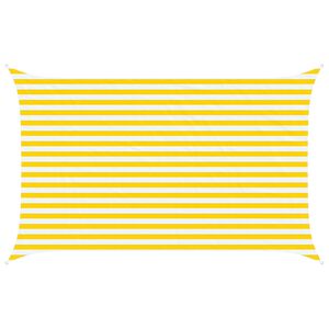vidaXL Toldo Vela de Sombra Amarillo y 4 x 2,5 m 100% Poli&eacute;ster Oxford