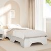vidaXL Estructura de cama sin colchón apilable blanca 75x190 cm