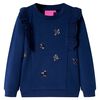 Sudadera infantil azul marino 140