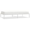 vidaXL Estructura de cama sin colchón metal blanco 100x190 cm