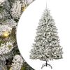 vidaXL &Aacute;rbol de Navidad artificial 210 cm 300 LED Blanco C&aacute;lido