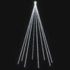 vidaXL LED &aacute;rbol de Navidad interior/exterior 800 LED blanco fr&iacute;o 5 m