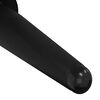 vidaXL Patas de Muebles 2 pcs Negro &Oslash; 40 x 98 mm Hierro