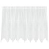 vidaXL Cortina de Encaje Blanco 80 x 200 cm Poli&eacute;ster