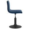 vidaXL Sillas de comedor giratorias 4 unidades terciopelo azul