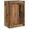 vidaXL Gabinete de ba&ntilde;o debajo del lavabo Madera envejecida