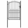 vidaXL Puerta de cerca con picos EMMEN 200 x 100 cm