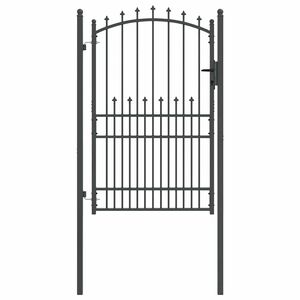 vidaXL Puerta de cerca con picos EMMEN 200 x 100 cm