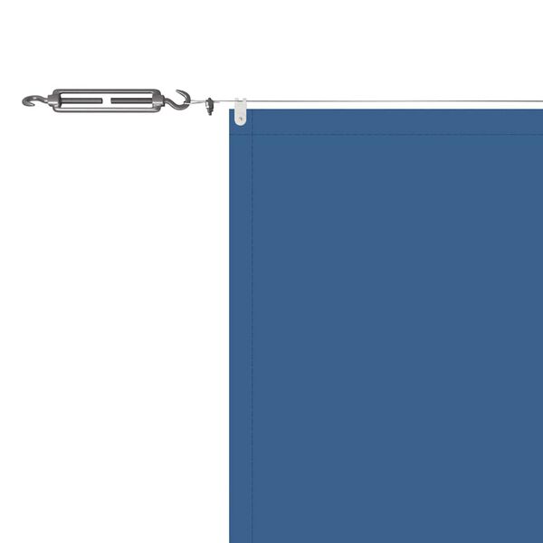 vidaXL Toldo vertical tela oxford azul 180x1200 cm