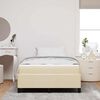 vidaXL Cama tipo Box Spring Crema 120 x 190 cm tela