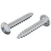 vidaXL Tornillos de Madera 2 uds. Plateado M4 x 25 mm Acero