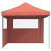 vidaXL Carpa de Fiesta Terracota 292 x 292 x 315 cm Tela Oxford