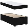 vidaXL Estructura de cama con colch&oacute;n Negro 100 x 200 cm tela