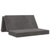 vidaXL Sof&aacute; Cama Plegable 120 x 67 x 45 cm Gris oscuro