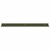 vidaXL Estante flotante 4 pcs Verde Oliva 60 x 8,5 x 2,5 cm Acero