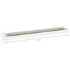 vidaXL Estantes de pared Loggia 4 uds roble y blanco MDF 80x15x4 cm