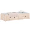 vidaXL Sof&aacute; cama de madera maciza de pino 75x190 cm
