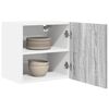 vidaXL Mueble colgante con puerta 2 pcs Gris Sonoma y 40 x 31 x 40 cm