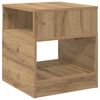 vidaXL Mesa Auxiliar 2 pcs Roble artesanal 40,5 x 40 x 45 cm
