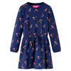vidaXL Vestido infantil azul marino 104