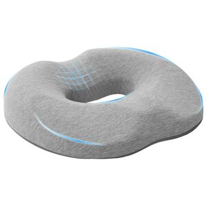 vidaXL Almohada para el asiento Gris Claro 42 x 36,5 x 8 cm