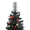 vidaXL &Aacute;rboles de Navidad de camino con luces 2 uds PVC 76 cm