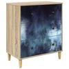 vidaXL Cajonera RAALTE Impresi&oacute;n de m&aacute;rmol azul 66 x 36,5 x 75 cm