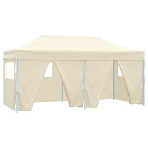 vidaXL Carpa de Fiesta Crema 291 x 580 x 315 cm Tela Oxford