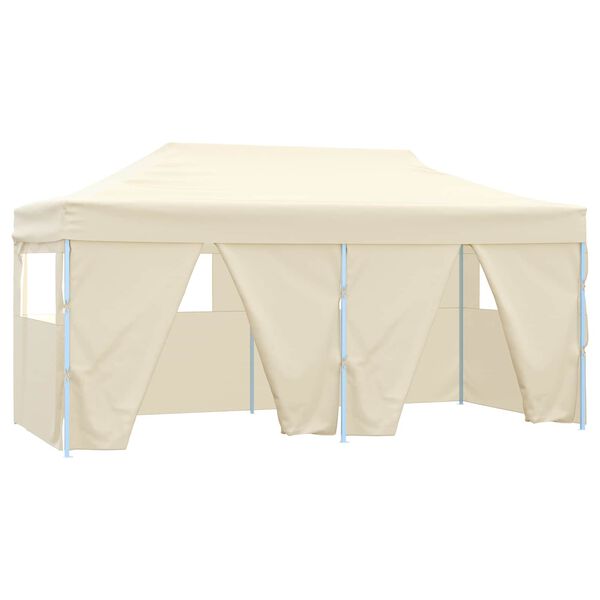 vidaXL Carpa de Fiesta Crema 291 x 580 x 315 cm Tela Oxford
