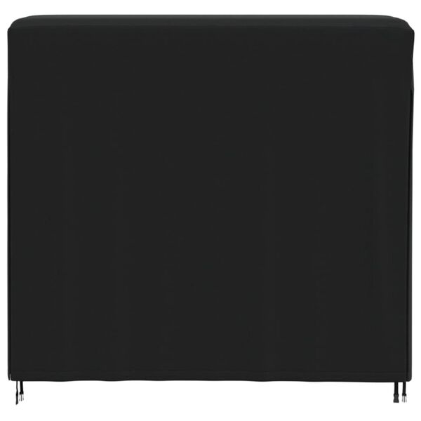 vidaXL Cubierta para le&ntilde;ero Oxford 420D negro 122x61x106 cm