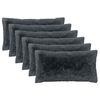 vidaXL Funda de almohada 6 pcs HEERLEN Gris antracita 40 x 80 cm