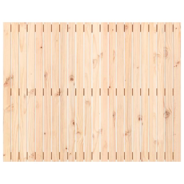 vidaXL Cabecero de cama de pared madera maciza de pino 140x3x110 cm