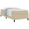 vidaXL Estructura de cama Verde Claro Gris 100 x 200 cm tela