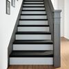 vidaXL Pelda&ntilde;os de escalera 4 uds madera maciza roble marr&oacute;n oscuro