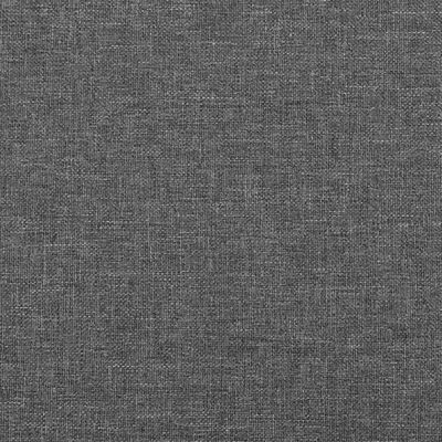 vidaXL Cama box spring con colchón tela gris oscuro 120x200 cm