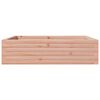vidaXL Jardinera de madera maciza Douglas 90x90x23 cm