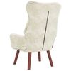 vidaXL sill&oacute;n Crema 69 x 74 x 93 cm Terciopelo