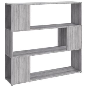 vidaXL Estanter&iacute;a/divisor de espacios gris Sonoma 100x24x94 cm