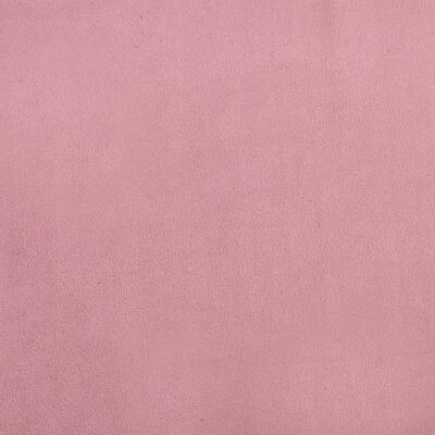 vidaXL Cama para perros con extensión terciopelo rosa 100x50x30 cm