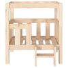 vidaXL Cama para perros madera maciza de pino 65,5x50,5x70 cm